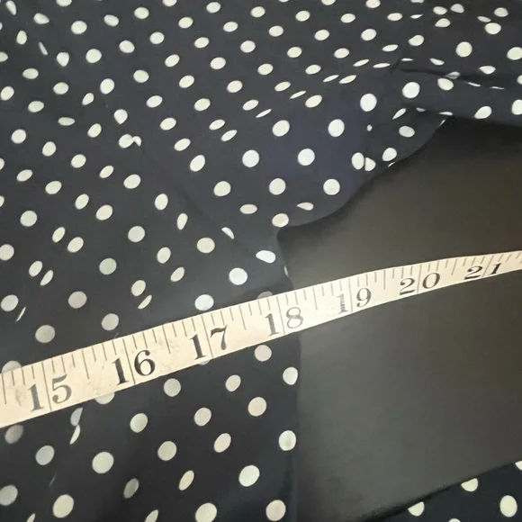 Women’s Polka Dot A-Line Loose Swing Dress Size M - Picture 8 of 13